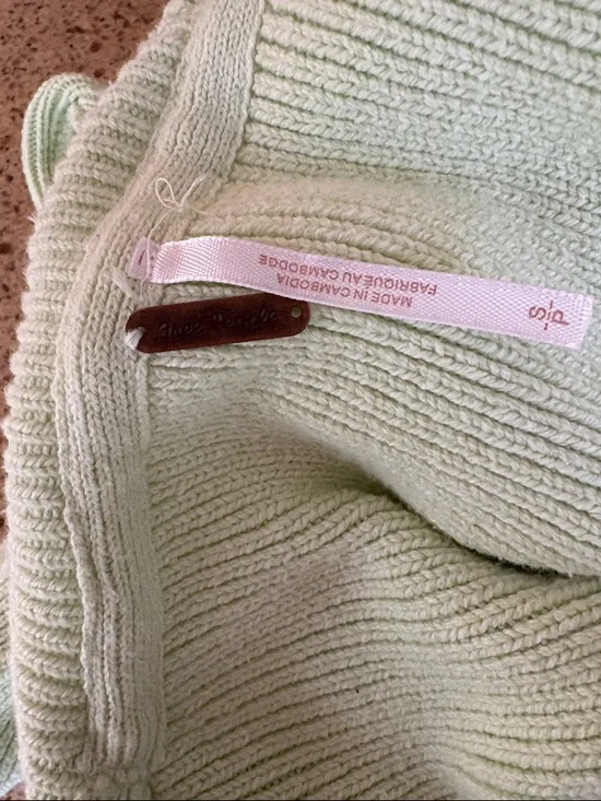 Free people small easy street ribbed knit tunic sweater - Picture 4 of 6